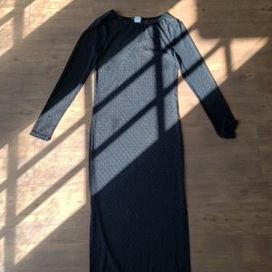 Sheer midi dress